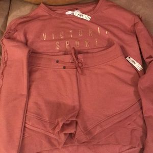 Victoria Secret sweater suit. Top-S, Shorts-XS